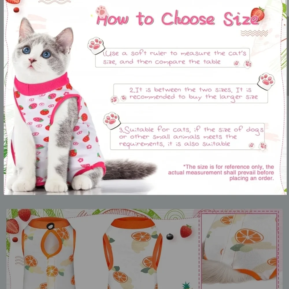 Fruit Print Dog Outfits
